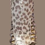 Ivanka Trump  gold and taupe leopard print strappy ankle boots! Photo 4