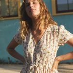 Christy Dawn ππ The Dawn Dress ~ Cream Garden Floral Print Small S NWT Photo 4