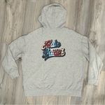 Eddie Bauer  EB Retro Logo Graphic Full-Zip Hoodie Sweatshirt Gray Size XL Photo 8