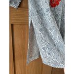 Roberta Roller Rabbit Embroidered 3/4 Sleeve Tunic Blue/Orange Women’s size XS Photo 4