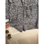 Michael Kors  Navy Blue and White Floral Shorts Romper Photo 4