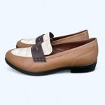 Ecco  Dress Classic 15 Brown Cream Crocodile Slip on Penny Loafer Women's 40 NEW Photo 10