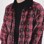 Bobbie & Brooks Vintage Bobbie Brooks Holiday Button Down Top with Velvet Detail Photo 3