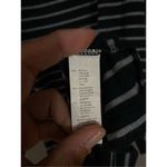 Gap  Navy White Long Sleeve Knit MIDI Dress Size Large Photo 4