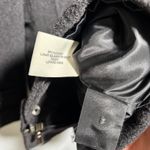 st. john's bay Women Small Charcoal Gray Hooded Wool Cashmere Blend Coat Jacket Photo 5