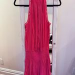 Ramy Brook  Mini Dress Pink Halter Photo 2