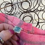 Vintage 60s pink plaid pleated wool skirt barbie schoolgirl Size XS Photo 2