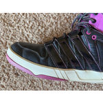 Adidas  Originals Court G98571 Purple/Black High Top Retro Sneaker Shoe Women 8.5 Photo 9
