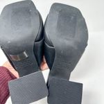 NEW Open Edit Black Braided Faux Leather Sandal Block Heels NWOT, Size 6.5 Photo 10