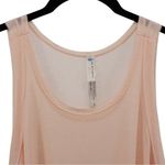 Free People Movement Light Tangerine Colored Sheer Summer Athletic Tank Size L Orange Size L Photo 2