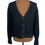 360 Cashmere black cashmere cardigan in paisley style size M Photo 0