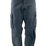 H&M Women's Black Slim Fit High Waisted Carrot Barrel Cargo Trousers Pants 34 Photo 0