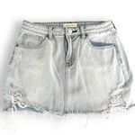 PacSun  vintage wash denim mini skirt size 26 Photo 5