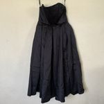 House Of CB  Contessa Black Strapless Satin Corset Midi Dress‎ NWOT size L Photo 3