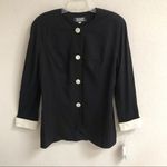 Vintage E.R. Gerard for Renlyn deadstock silk blend blazer/jacket 8/10* Black Photo 1