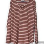 Magellan outdoors  size XL women's outdoors campfire lattice striped top soft NWT Photo 0