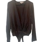 Good American NWOT Black Cross Front Size 2 Bodysuit, $39, B69 Photo 2