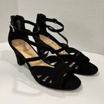 Easy Street Elegant Black Strappy Heels Photo 4