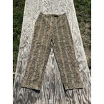 VINTAGE Fundamental Things Pants Women 14 Brown‎ High Rise Snake Skin Fall Brown Photo 1