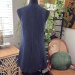Vintage 60s/70s Evan Picone Navy & White Button Up Vest Mini Dress Blue Size 10 Photo 1