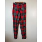 Ralph Lauren VTG Polo Stewart Tartan Wool Plaid Pants Belted Red 31 NWT USA Photo 6