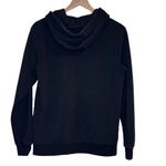 Adidas Women’s  black multicolor logo graphic fleece hoodie size medium Photo 4