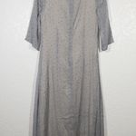 Wonderwander Gray Bunny Printed Shirt Dress Size Large Photo 5