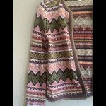 Monsoon Vintage Rare  Cardigan Beaded Size Small/ 4 Festive Print‎ Knit Wool UK 8 Photo 1