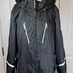 ZeroXposur  Women’s 1X Ski Jacket Black Waterproof Removable Hood Winter Coat Photo 0