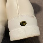 White Quilted Fur Trim Boots Size 11 Photo 7