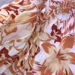 C&C California  Orange Women's linen Shorts size large Photo 2