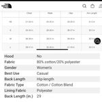 The North Face  Women's Caroluna Jacket in Gray Fleece lined Jacket size small Photo 14