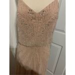 Adrianna Papell Andrianne papell long dress size 8 pink sequence Photo 3