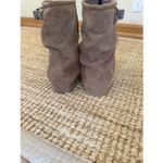 Chunky Platform overlaid platform design Y2K Slip On Boots Tan Size 39 New Photo 4