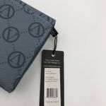 Vera New York Flap Over Locking Signature Wallet Blue Slate NWT Photo 1