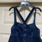 American Eagle  Womens Denim Button-Up Tank Top With Crossback Straps Size XS Photo 4