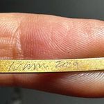 WHM rhinestone silver brass open cuff bracelet Photo 7