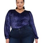 Torrid Stretch Velvet V-Neck Long Sleeve Bodysuit Photo 0