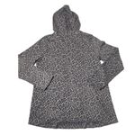 Soft Surroundings Hooded Sweater Womens Medium Leopard Print Cozy Layer Jacket Photo 1