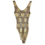 ABS Allen Schwartz Vintage  Floral Embroidered Mesh Bodysuit Small Made in USA Photo 6