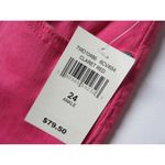 Lucky Brand NWT Brooke Legging Jean in Claret Red Pink Raw Hem Jeans 00 / 24 Photo 3