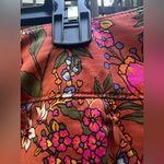 Anthropologie Maeve Floral Flower Power Wide Leg High Waist Crop Pants|Size:14 Photo 15