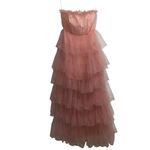 Lovers + Friends NEW NWT  Bobbit Strapless Tulle Maxi Gown In Blush Pink Photo 2