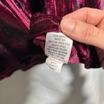 VTG Y2K Unity Womens Burgundy Velvet Zip Jacket Hoodie Floral Fairy Grunge L Purple Size L Photo 6