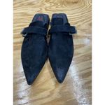 A.S.98 Ayden Flats Women's 9.5 Black Suede Slip Photo 2