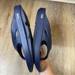 Oofos Ooriginal Dark Blue Sandals Flip Flops M 10 W 12 Photo 2
