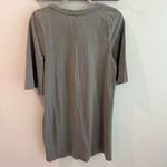 Free People Beach Mini T-Shirt Dress Large Sage Green Photo 4