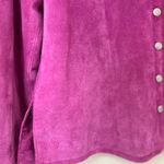 Live a Little  Purplish Leather‎ Jacket size medium Photo 2