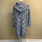 Anthropologie Moth Hooded Chunky Knit Open Cardigan Size L Photo 2