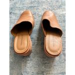 Treasure & Bond Brown Caramel Leather Perrla Chunky Heel Mule Size 8 Photo 3